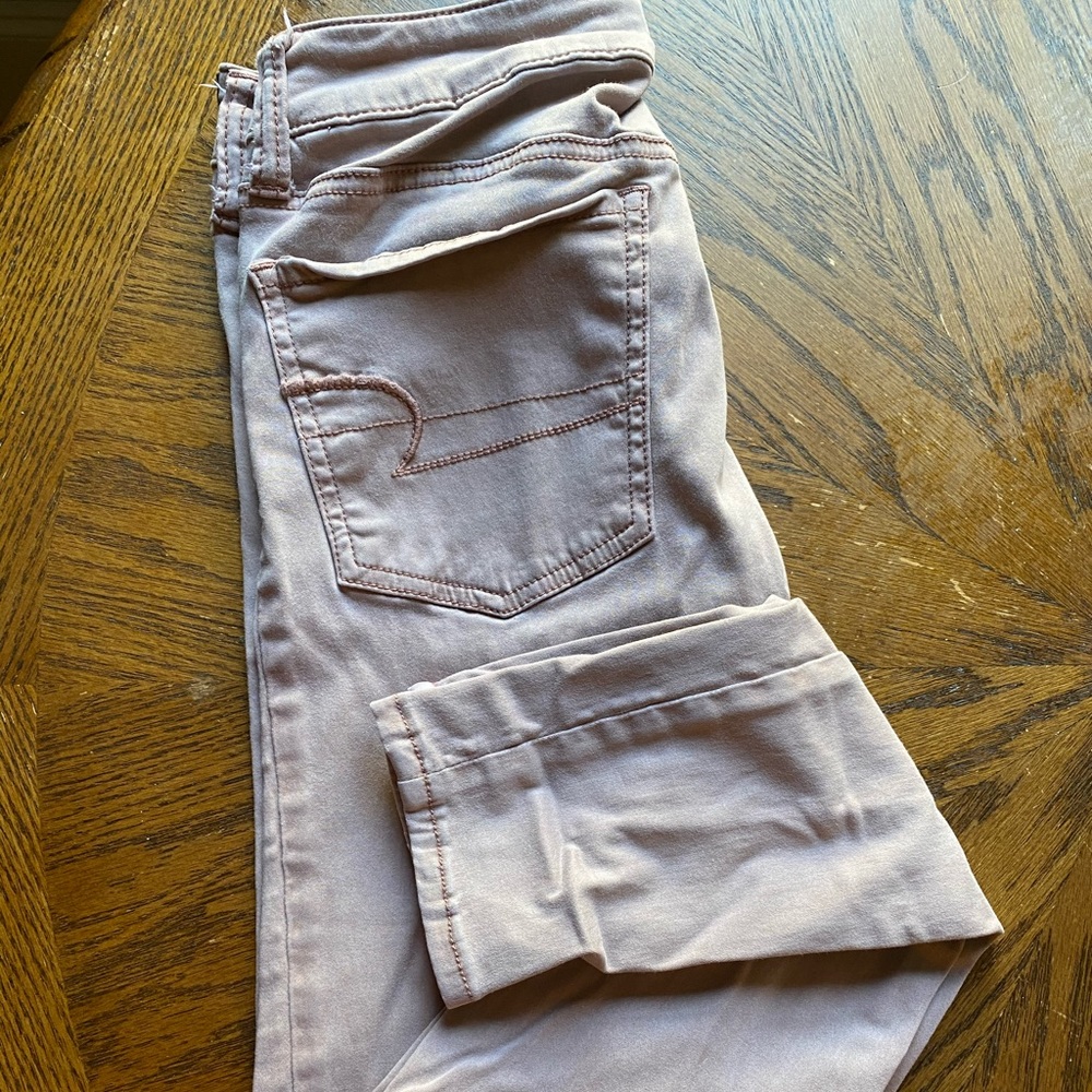 American Eagle Dusty Rose Jeggings